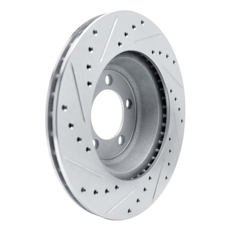 R1 Concepts — R1 1965-1972 Dodge Dart Front Right Drilled & Slotted Silver Brake Rotor
R1 Brake Rotor Drill - view 4
