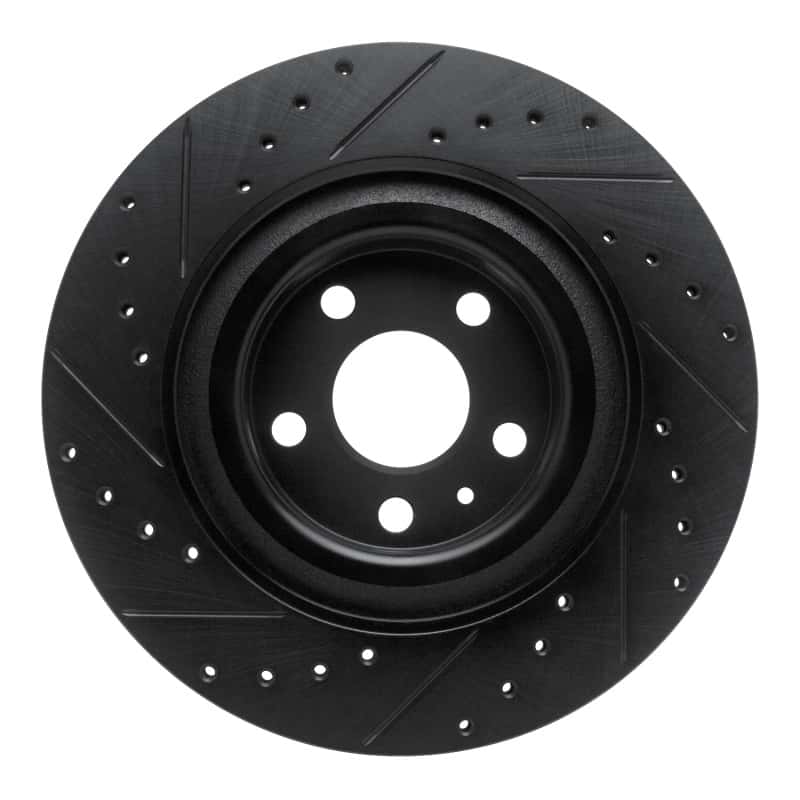 R1 Concepts — R1 16-26 Volvo S60 Rear Right Drilled & Slotted Black Brake Rotor
R1 Brake Rotor Drill - view 5