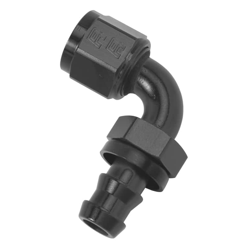 Russell — Russell Performance -10 AN Twist-Lok 90 Degree Hose End (Black)
Hose Fitting - view 2