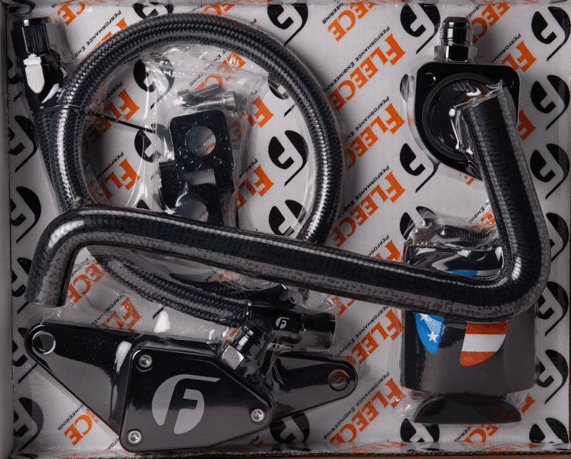 Fleece Performance — Fleece Performance 06-07 Auto Trans Cummins Coolant Bypass Kit w/ Stainless Steel Braided Line
Coolant Bypass Kit - view 8
