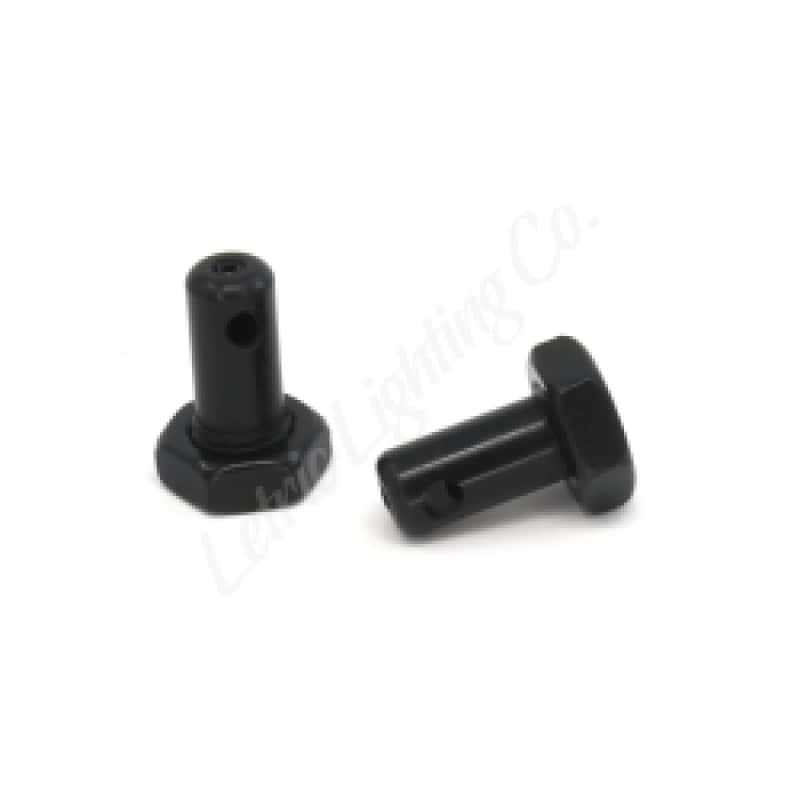 Letric Lighting — Letric Lighting Front Mirror Stem Mount for 45-Caliber MINI LEDs - Black Phosphate - view 2