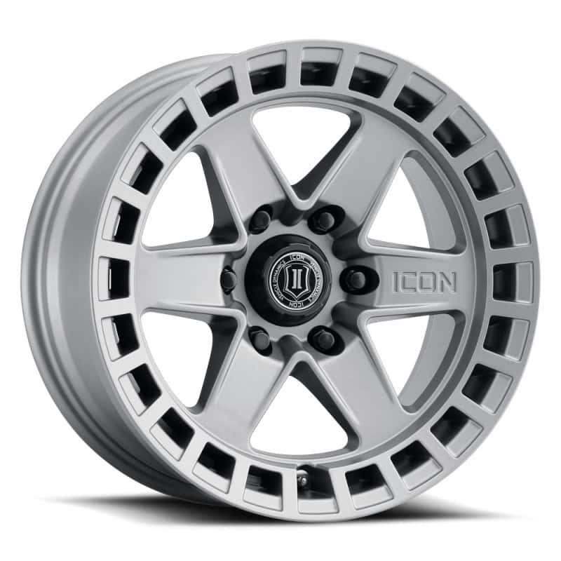 ICON — ICON Raider 17x8.5 6x135 6mm Offset 5in BS Titanium Wheel
RAIDER WHEEL - view 1
