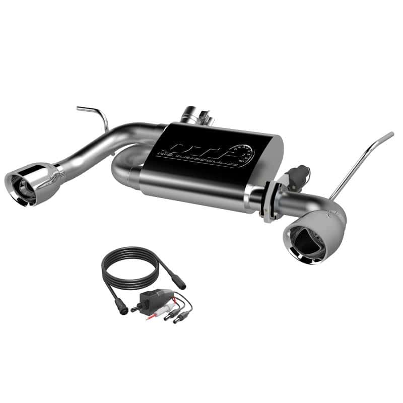 QTP — 2007-2018 Jeep Wrangler JK QTP Screamer Axle Back - view 4