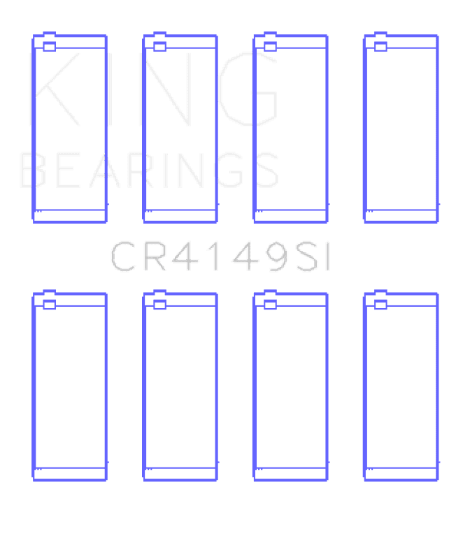 King Engine Bearings — King Engine Bearings G.M.C. Saturn (Size +0.50mm) Connecting Rod Bearing Set
Engine Bearing - view 1