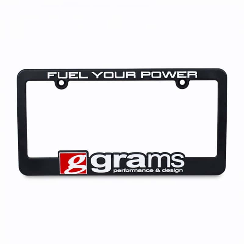 Grams Performance — Grams License Plate - Fuel Your Power - view 1