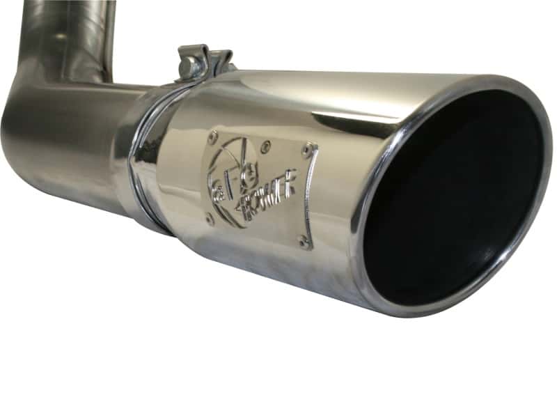 aFe — aFe MACHForce XP Exhaust Cat-Back SS-409 4in Polished Tip 11-12 Ford F-150 EcoBoost V6-3.5L (tt)
Cat-Back Exhaust
ExhstSysKt - view 5
