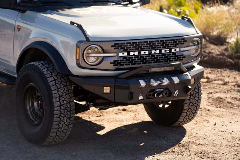 DV8 Offroad — DV8 Offroad 2021+ Ford Bronco Front Bumper Winch Capable w/ Optional Bull Bar/Aux Light Opening - view 16