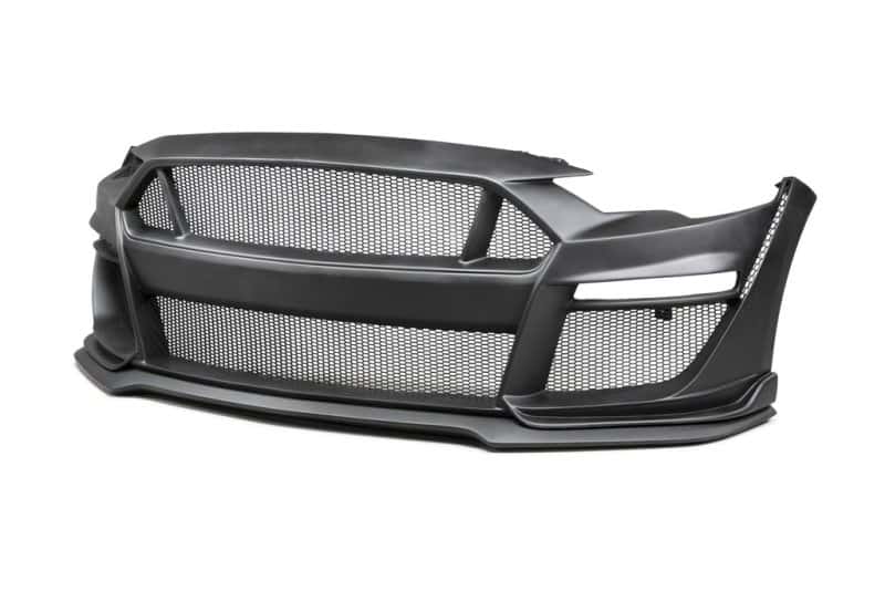 Anderson Composites — Anderson Composites 18-19 Ford Mustang Type-ST Fiberglass Front Bumper w/Lip (Req Anderson Fenders) - view 2