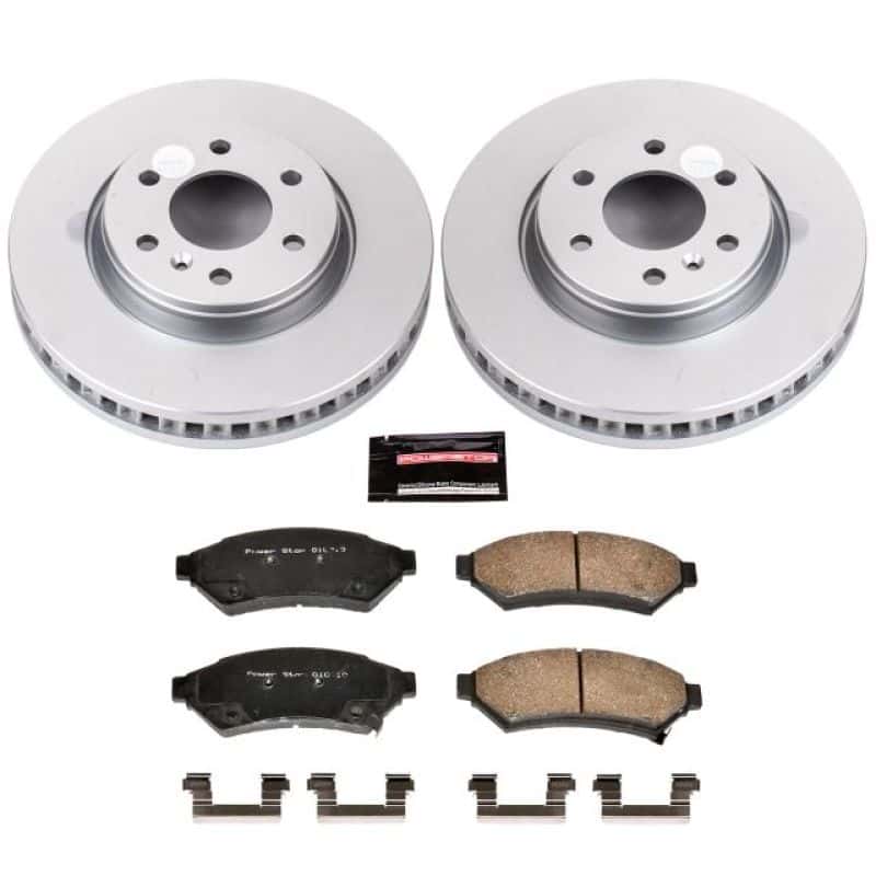 PowerStop — Power Stop 06-07 Buick Terraza Front Z17 Evolution Geomet Coated Brake Kit - view 1