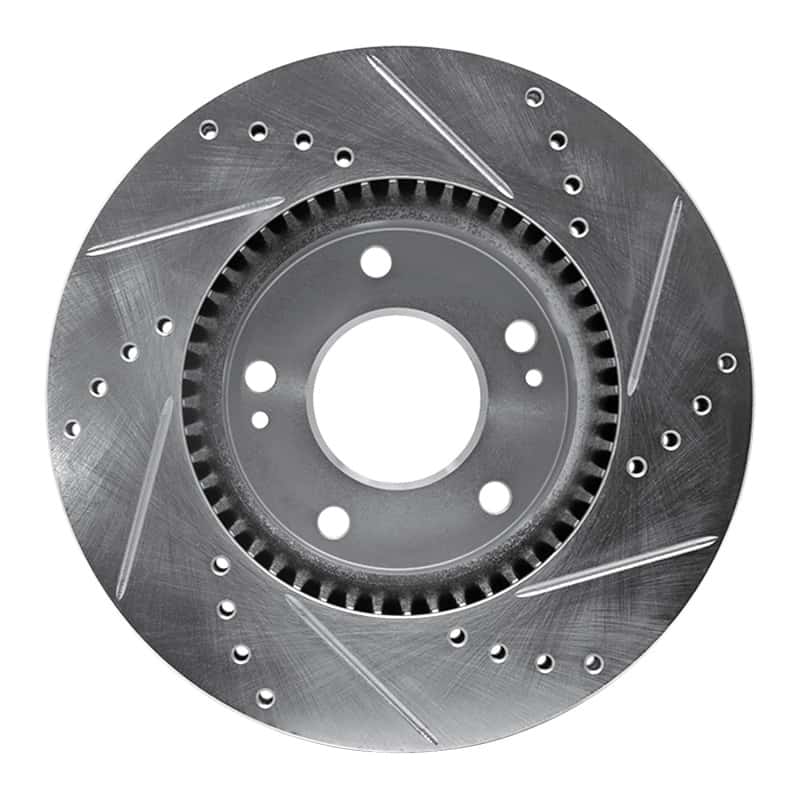 R1 Concepts — R1 03-13 Hyundai Sonata Front Left Drilled & Slotted Silver Brake Rotor
R1 Brake Rotor Drill - view 5