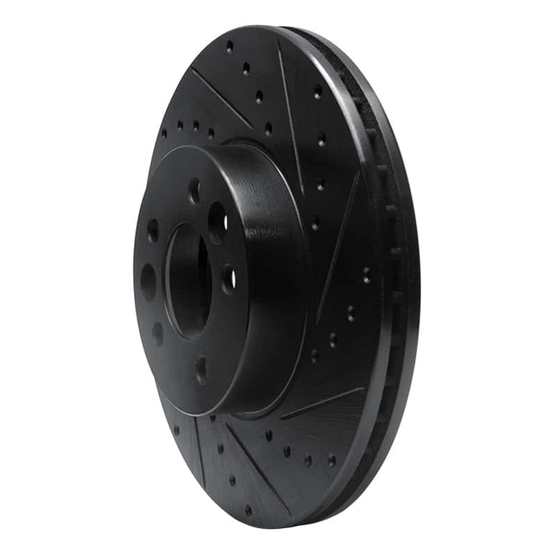 R1 Concepts — R1 98-02 Ford Crown Victoria Front Right Drilled & Slotted Black Brake Rotor
R1 Brake Rotor Drill - view 2