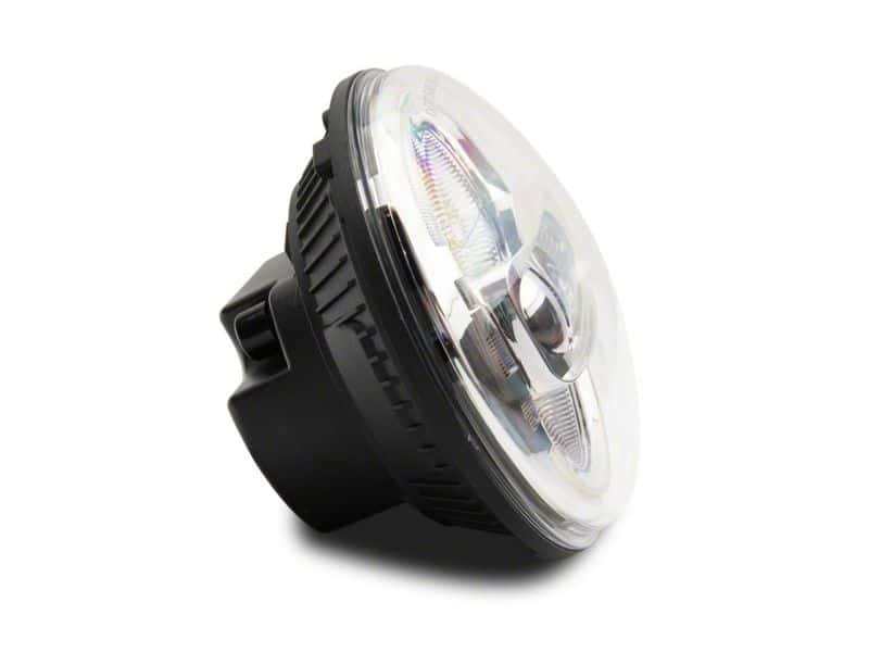 Raxiom — Raxiom 97-18 Jeep Wrangler TJ & JK Axial 7-In LED Headlights w/ DRL- Chrome Housing (Clear Lens)
Headlights - view 6