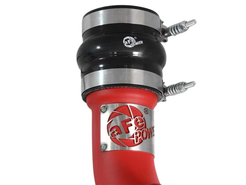 aFe — aFe BladeRunner 3in Red Intercooler Tubes Hot & Cold Side Kit for 13-14 Dodge RAM Diesel 6.7L (td)
Charge Pipe Kit - view 3
