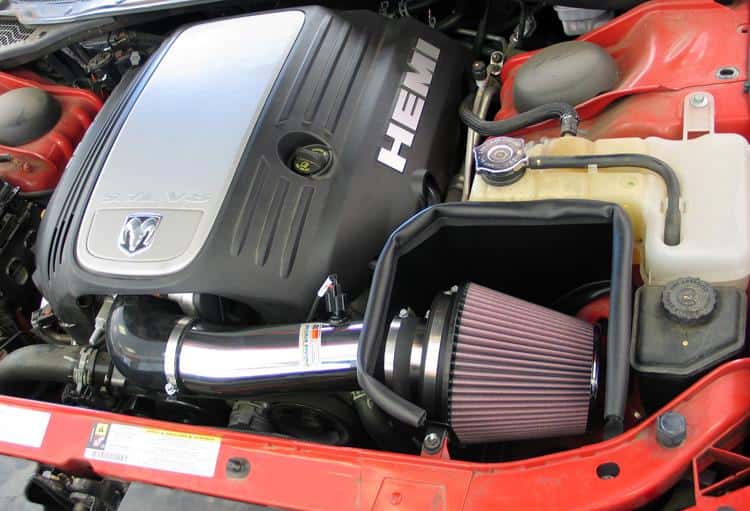 K&N Engineering — K&N 05-08 Magnum/06-13 Charger/08-13 Challenger / 05-13 Chrysler 300C V8 5.7L Typhoon C/A Intake
Performance Air Inta
Air Intake System - view 3
