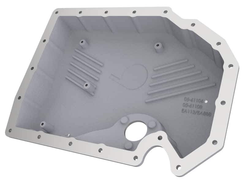 aFe — aFe 05-19 VW 1.8L/2.0L w/ Oil Sensor Engine Oil Pan Raw POWER Street Series w/ Machined Fins
Engine Oil Pan - view 4