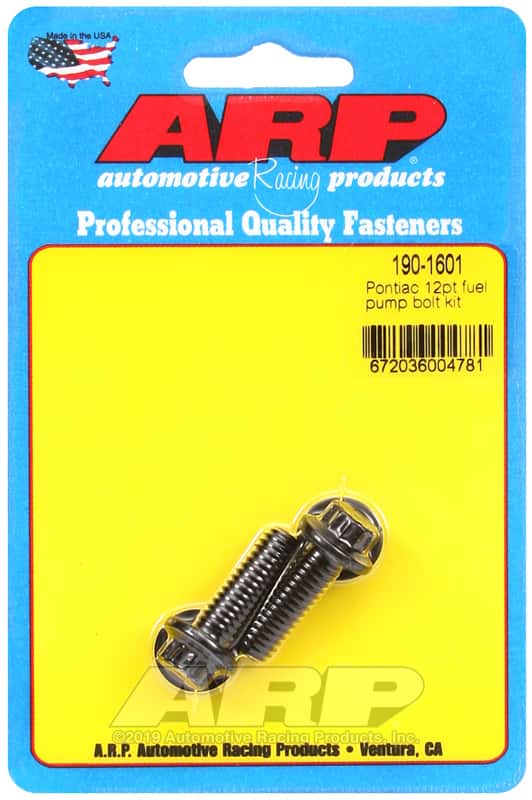ARP — ARP Pontiac 12pt Fuel Pump Bolt Kit - view 1