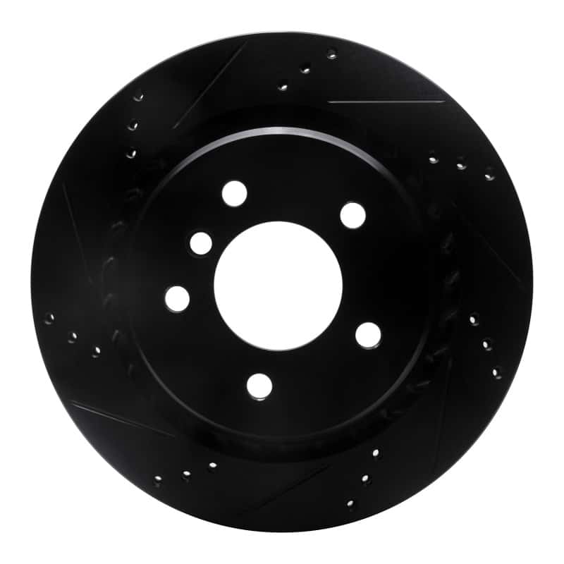 R1 Concepts — R1 95-02 BMW Z3 Right Rear Drilled & Slotted Black Brake Rotor
R1 Brake Rotor Drill - view 1