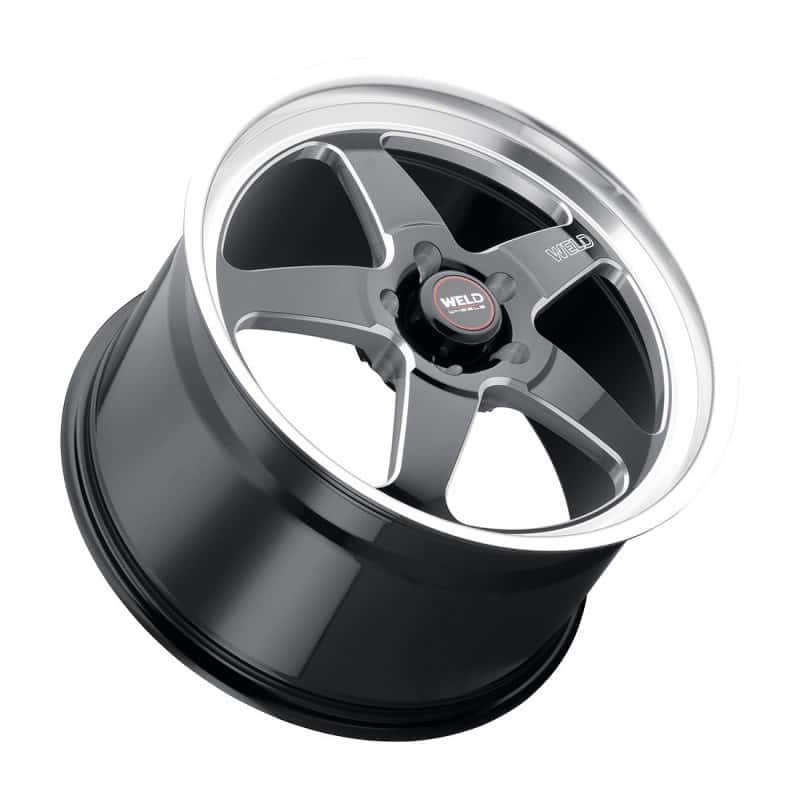 Weld — Weld S155 18x5 Ventura Drag 5x120 ET-23 BS2.1 Gloss BLK MIL DIA 78.1 - view 1