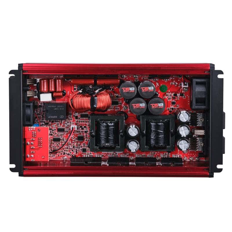 DS18 — DS18 1-Channel Amp Class D Full-Range Monoblock 3500 Watts RMS/1ohm Red - view 3
