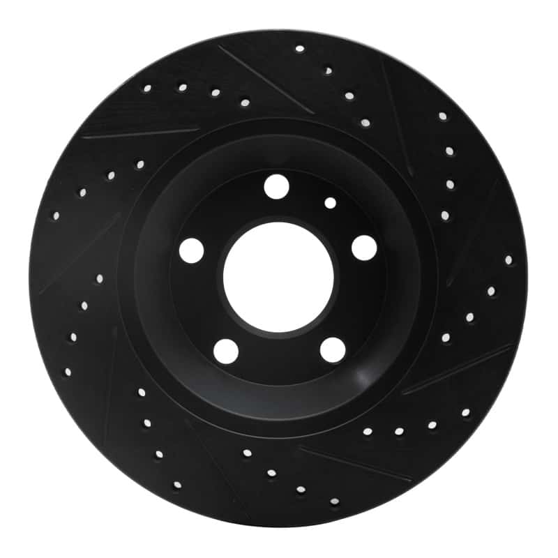 R1 Concepts — R1 04-09 Audi S4 Rear Left Drilled & Slotted Black Brake Rotor
R1 Brake Rotor Drill - view 5
