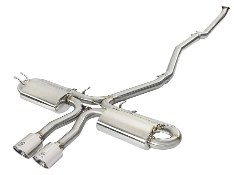aFe — aFe Takeda 3in 304 SS Cat-Back Exhaust System w/Polished Tips 2017+ Honda Civic Si (4dr) I4 1.5L (t)
Cat-Back Exhaust - view 1