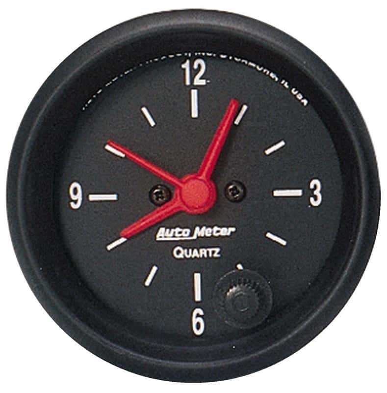AutoMeter — Autometer Z Series 52mm Electric Clock
GA 2" CLOCK Z-SERIES - view 2