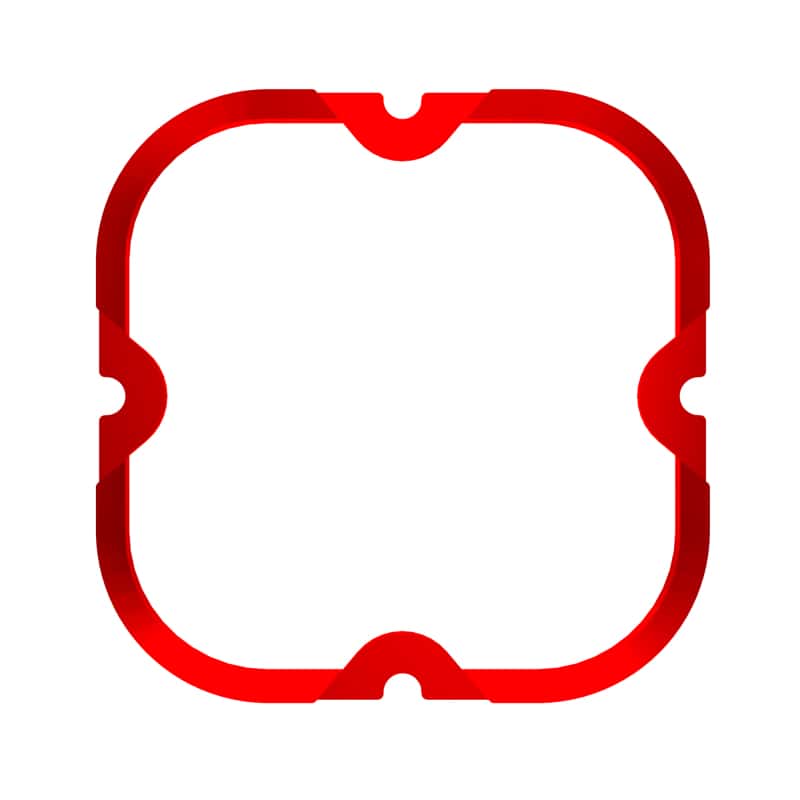 KC HiLiTES — KC HiLiTES FLEX ERA 4 Color Bezel Ring Red (ea) - view 1