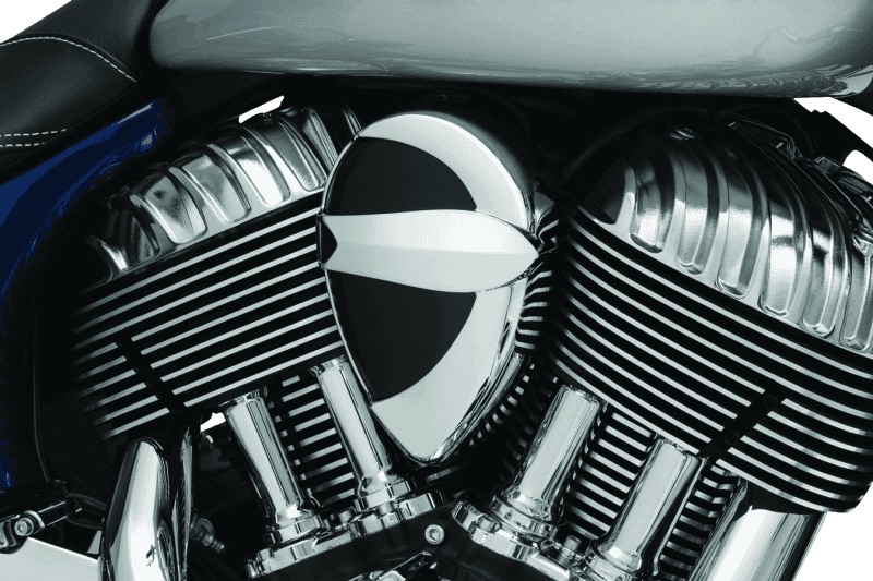 Kuryakyn — Kuryakyn Horn Cover John Shope Series Chrome - view 1