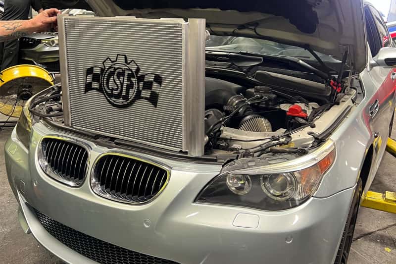 CSF — CSF 06-10 BMW E60 M5 / 06-10 BMW E63/E64 M6 Aluminum High-Performance Radiator
CSF Radiator - view 8