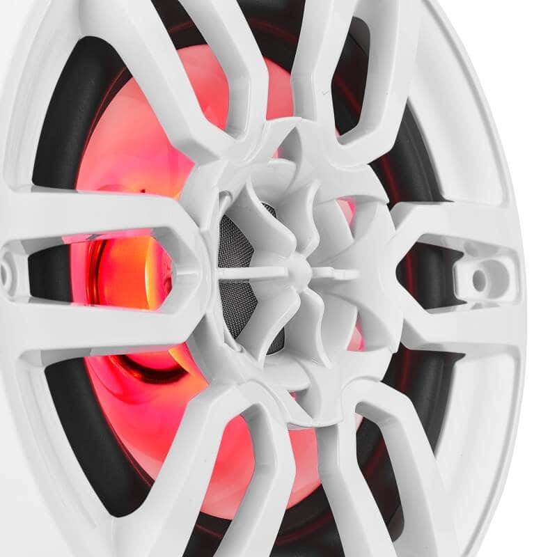 DS18 — DS18 NXL Series Coaxial Marine Speaker w/ RGB Lights 6.5in 2-Way 100 Watts RMS 4 ohm White - view 7