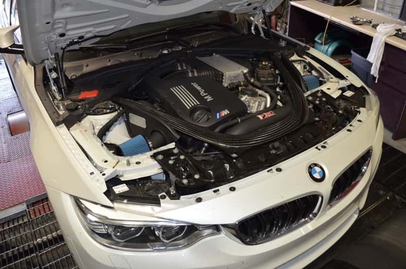 Injen — Injen 2015 M3/M4 3.0L Twin Turbo Wrinkle Black Short Ram 2pc. Intake System w/ MR Technology
Short Ram Intake
Air Intake Kit - view 4