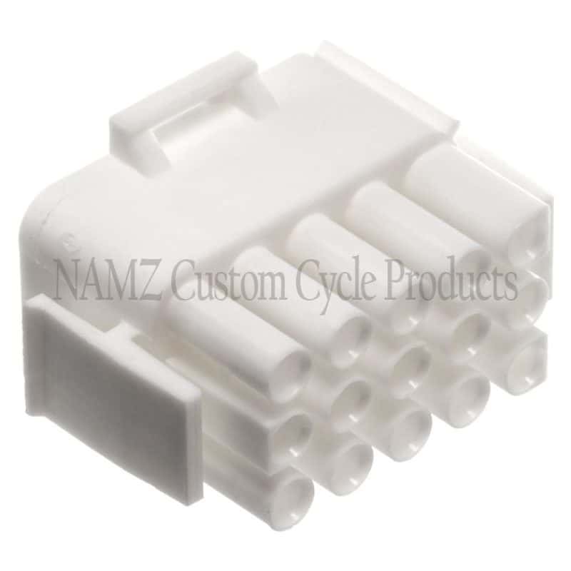 NAMZ — NAMZ AMP Mate-N-Lock 15-Position Female Wire Plug Connector w/Wire & Interface Seals - view 1