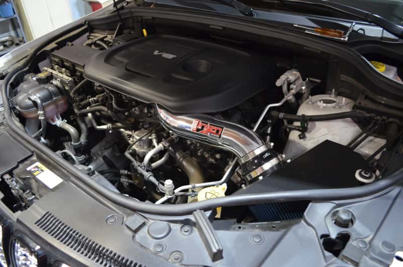 Injen — Injen 16-20 Dodge Durango / Jeep Grand Cherokee 3.6L V6 Wrinkled Black PF Short Ram Cold Air Intake
Short Ram Intake
Air Intake Kit - view 9