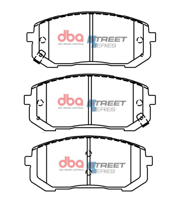 DBA — DBA 18-20 Hyundai Elantra GT (w/280mm Front Rotor/EPB / Excl Sport) Front Street Series Brake Pads
Brake Pad - view 1