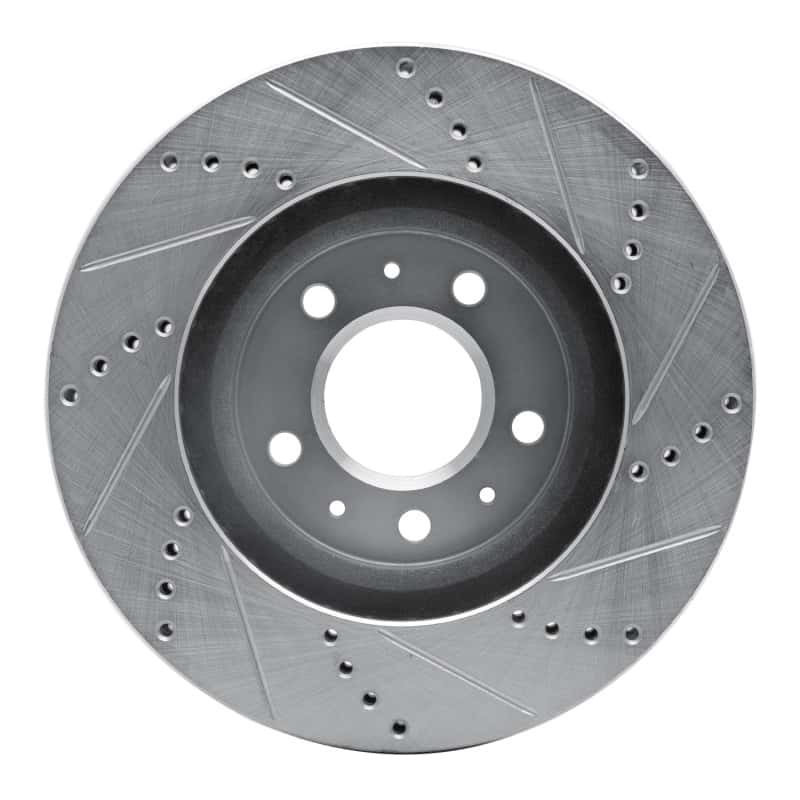 R1 Concepts — R1 03-07 Cadillac CTS Front Left Drilled & Slotted Silver Brake Rotor
R1 Brake Rotor Drill - view 5