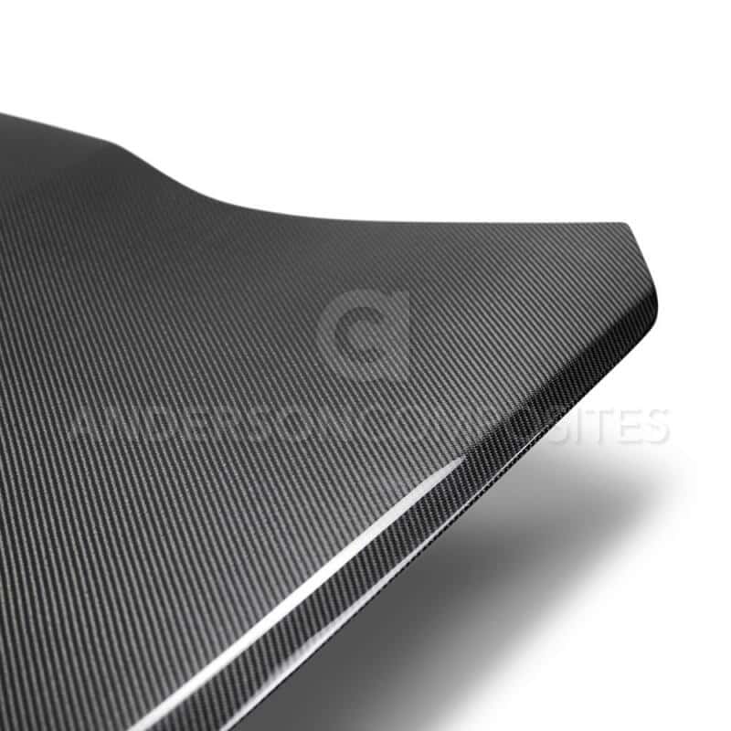 Anderson Composites — Anderson Composites 2016+ Chevy Camaro OE Style Carbon Fiber Hood - Non Vented - view 6