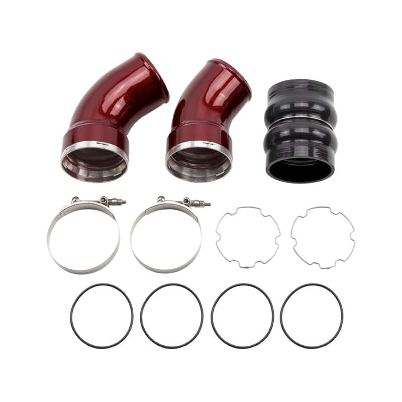 Wehrli — Wehrli 06-10 Chevrolet 6.6L LBZ/LMM Duramax Passenger Side 3.5in Intercooler Pipe - WCFab Red
P IC Pipe 06-10 RED - view 2