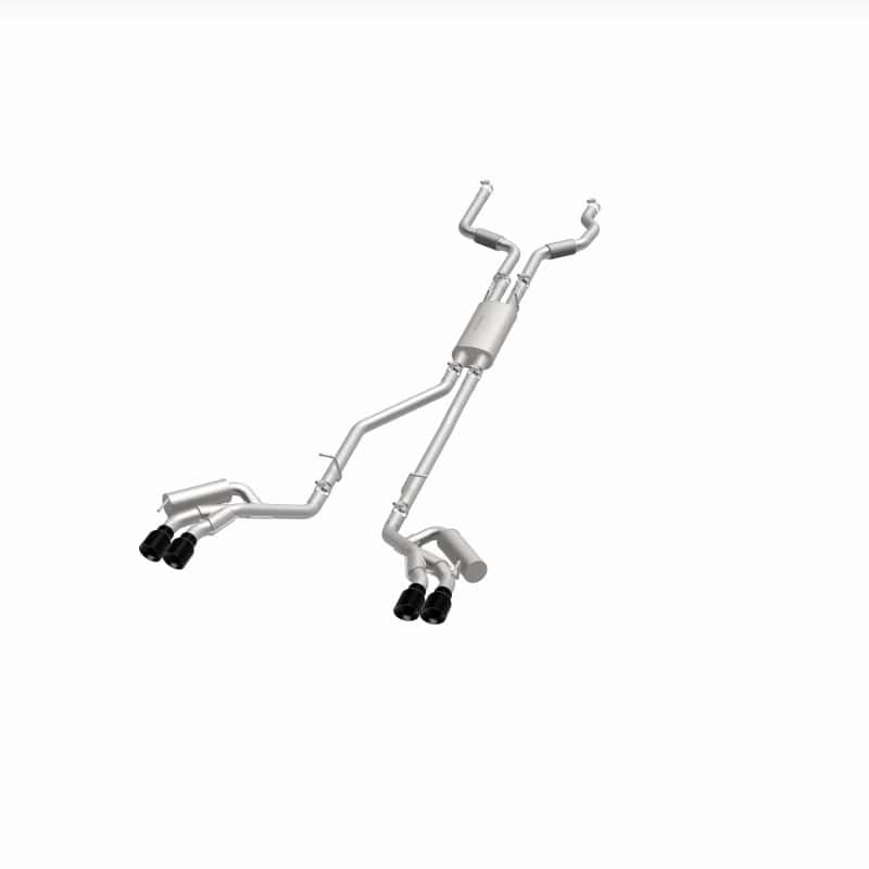 Magnaflow — MagnaFlow 20-21 Ford Explorer 3.0L V6 Dual Exit Quad Black Chrome Tip Street Series Cat-Back Exhaust - view 27