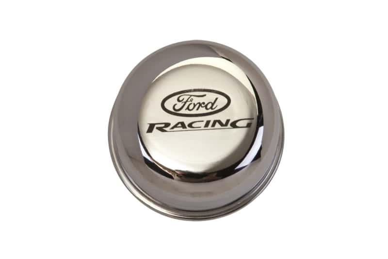 Ford Racing — Ford Racing Chrome Breather Cap W/ Ford Racing Logo - view 2