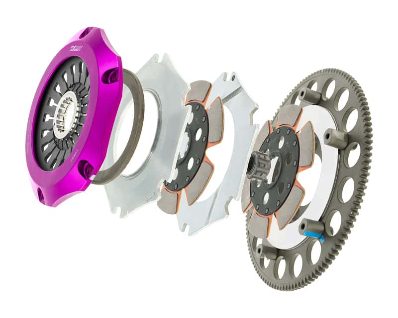 Exedy — Exedy 1993-1995 Mazda RX-7 R2 Hyper Compe-R Twin Cerametallic Clutch Rigid Center Disc Pull Type
Hyper Compe Series - view 2