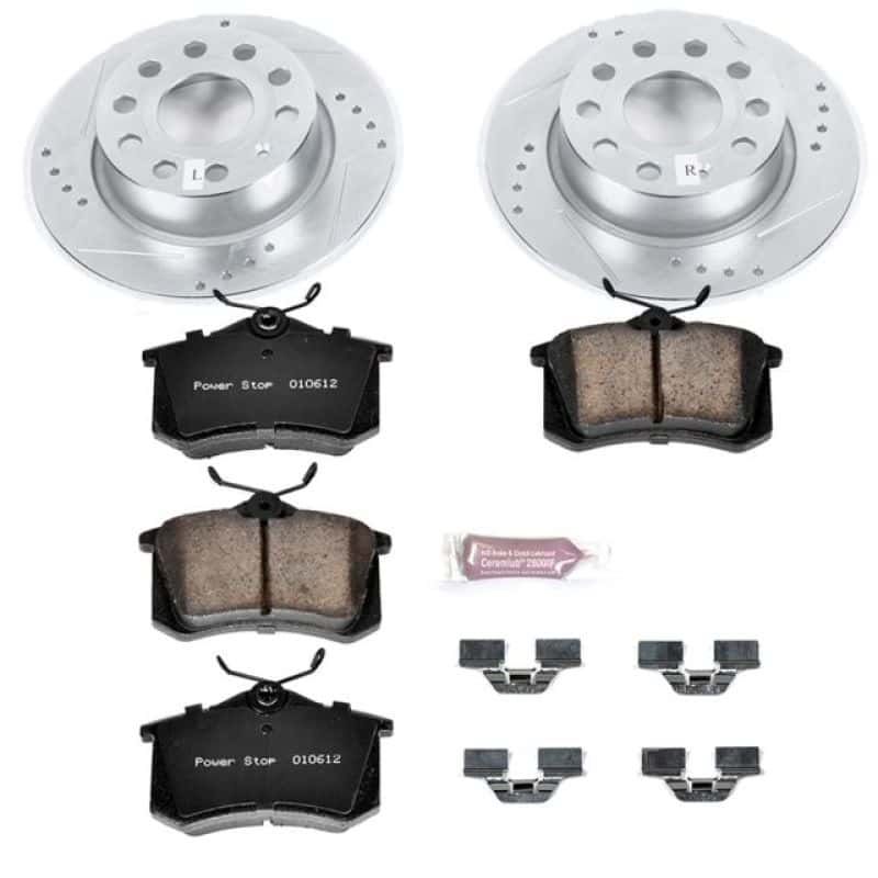 PowerStop — Power Stop 10-13 Audi A3 Rear Z23 Evolution Sport Brake Kit - view 1