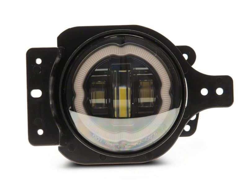 Raxiom — Raxiom 18-23 Jeep Wrangler JL Axial Series 9-In Angel Eye LED Headlights- Blk Housing (Clear Lens)
Headlights - view 3