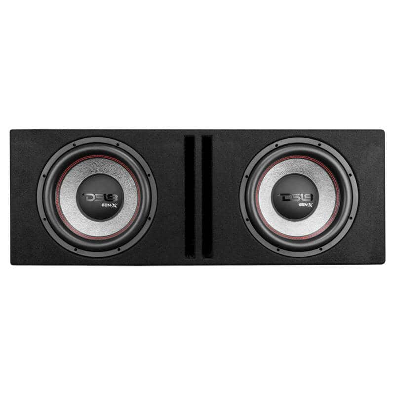 DS18 — DS18 Dual 12in Loaded 900 Watts RMS 2x GEN-X124D Ported Enclosure Speakers Included - view 2