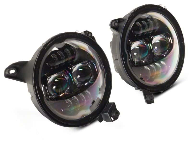 Raxiom — Raxiom 18-23 Jeep Wrangler JL Axial Series 9-In Angel Eye LED Headlights- Blk Housing (Clear Lens)
Headlights - view 12