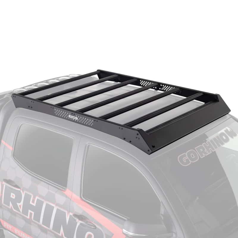Go Rhino — Go Rhino 24-25 Toyota Tacoma Double Cab Pickup Ceros Low Profile Roof Rack - Tex. Blk
Ceros Roof Rack - view 5