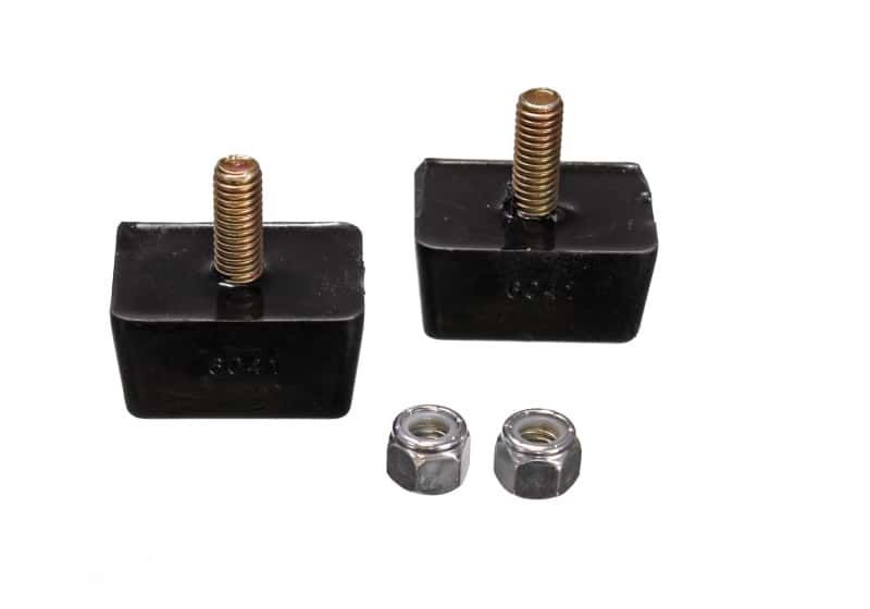 Energy Suspension — Energy Suspension Univ Blk 7/8in H x 1-7/8in L x 1-3/8in W Low Profile Rectangular Bump Stops (2 ea)
Jounce Bumper Kit - view 3