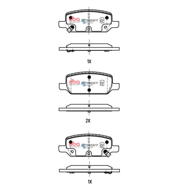 DBA — DBA 17-23 Tesla 3 Rear SSEV Street Series Brake Pads
Brake Pad - view 1