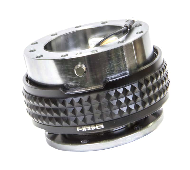 NRG — NRG Quick Release Kit - Pyramid Edition - Gunmetal Body / Black Pyramid Ring - view 1