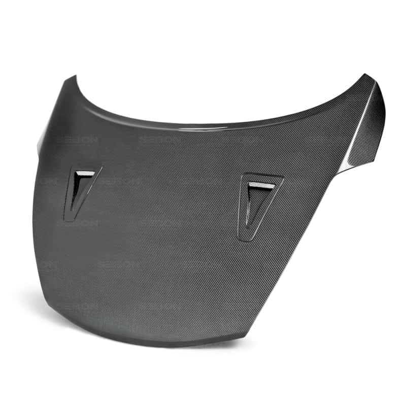 Seibon — Seibon 11-14 Nissan Juke GTR Style Carbon Fiber Hood - view 1