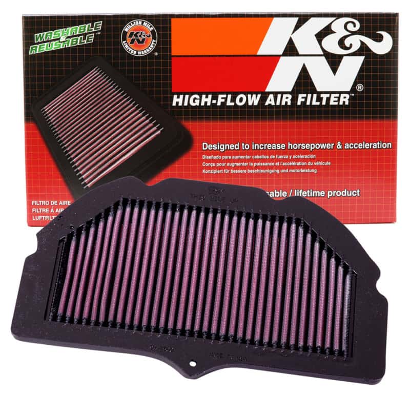 K&N Engineering — K&N 00-03 Suzuki GSXR6GSXR750 750 / 01-04 GSXR1000 1000 / 01-03 GSXR600 600 Replacement Air Filter
Air Filter - view 5